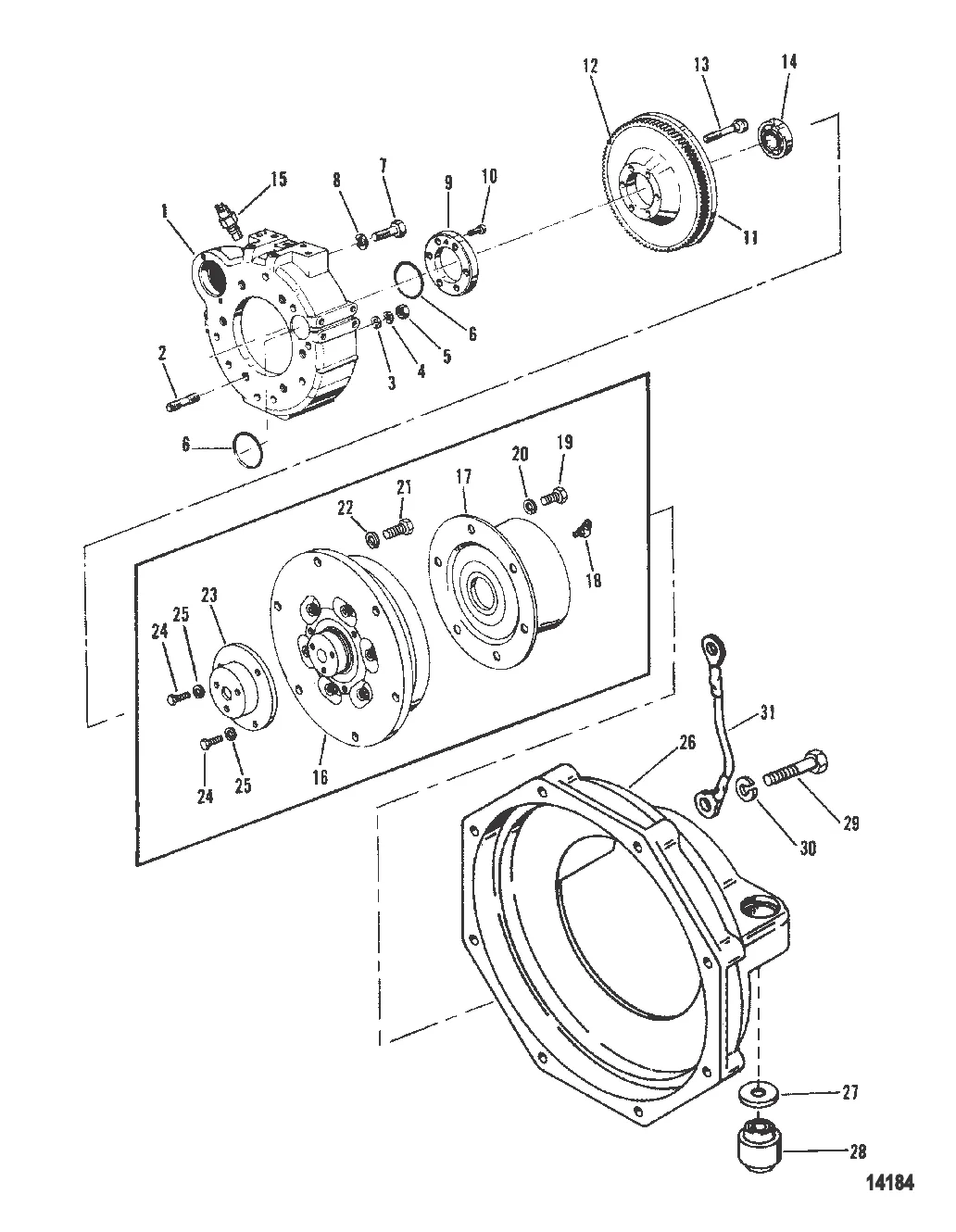 Корпус маховика (Поворотно-откидная колонка)