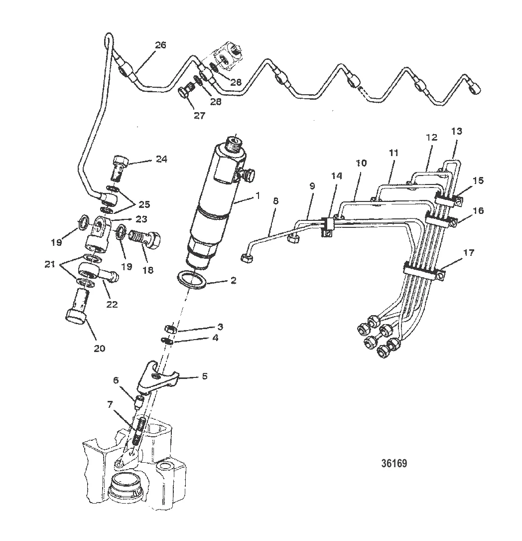 ТОПЛИВНАЯ ФОРСУНКА/ТРУБЫ