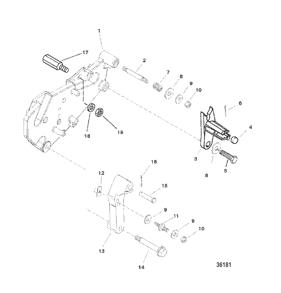 КРОНШТЕЙН ПЕРЕКЛЮЧЕНИЯ ПЕРЕДАЧ