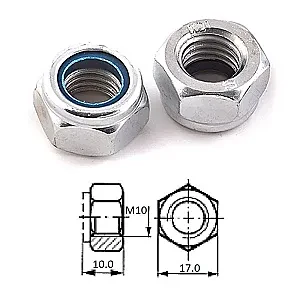 Гайка самоконтрящаяся M10 нерж.A2 D985 M10-1.50
