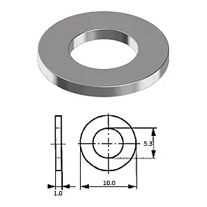 Шайба M 5 нерж.A2 D125A-A2 M 5_010
