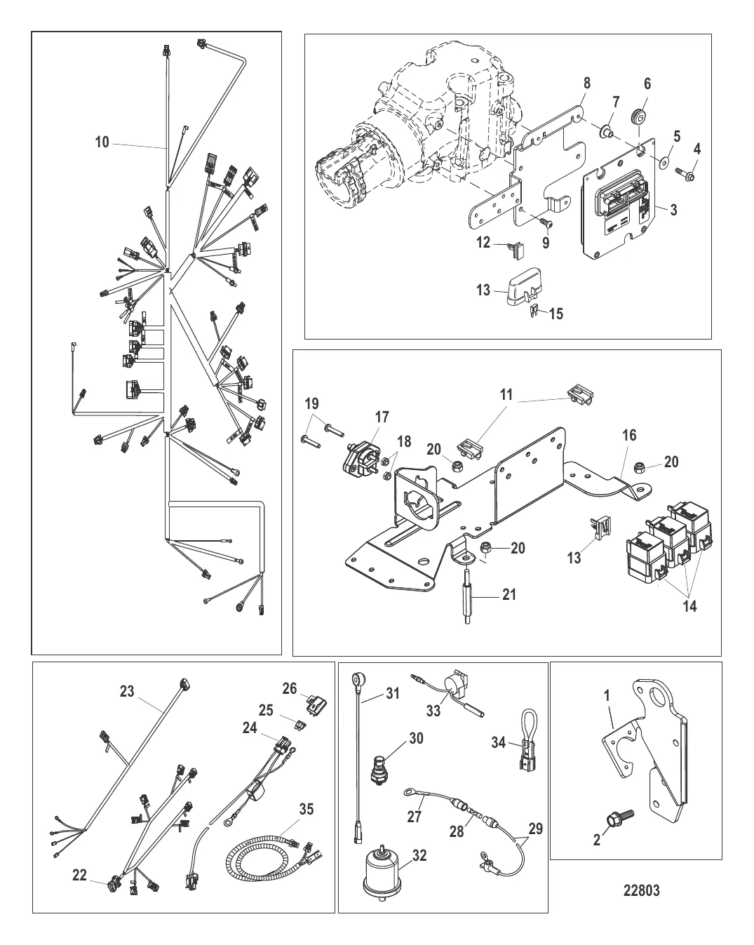 Электрические компоненты Механическое управление газом и реверсом