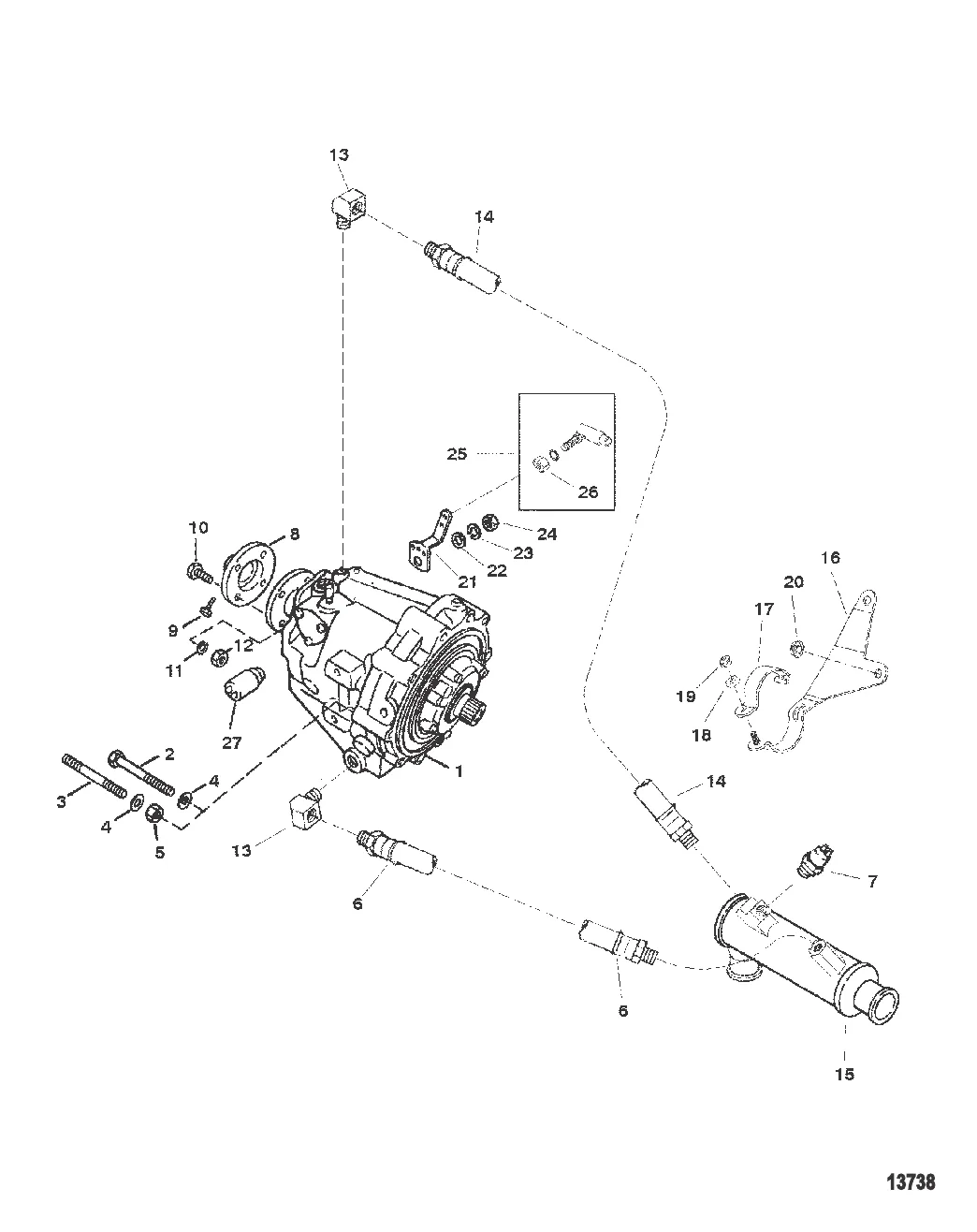 Трансмиссия и связанные детали