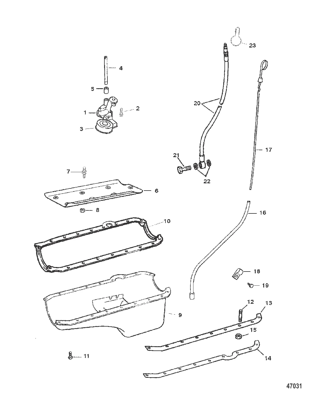 МАСЛОСБОРНИК И МАСЛЯНЫЙ НАСОС