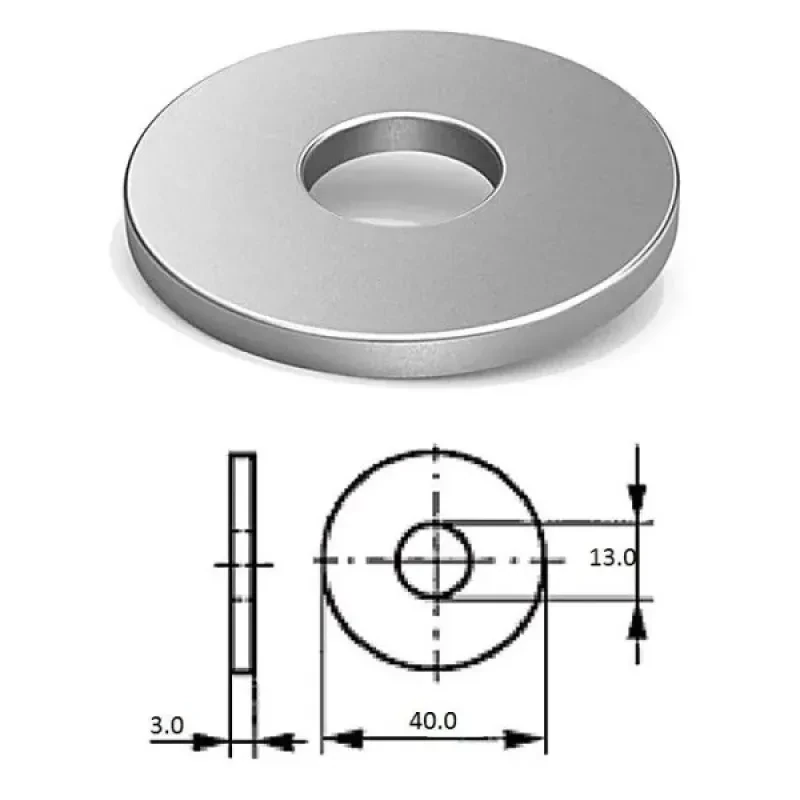 ZONBIX Шайба кузовная M12 нерж.A2