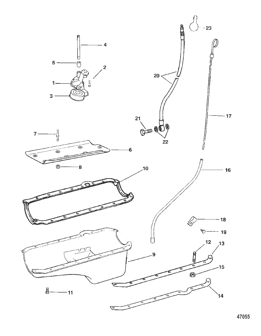 МАСЛОСБОРНИК И МАСЛЯНЫЙ НАСОС