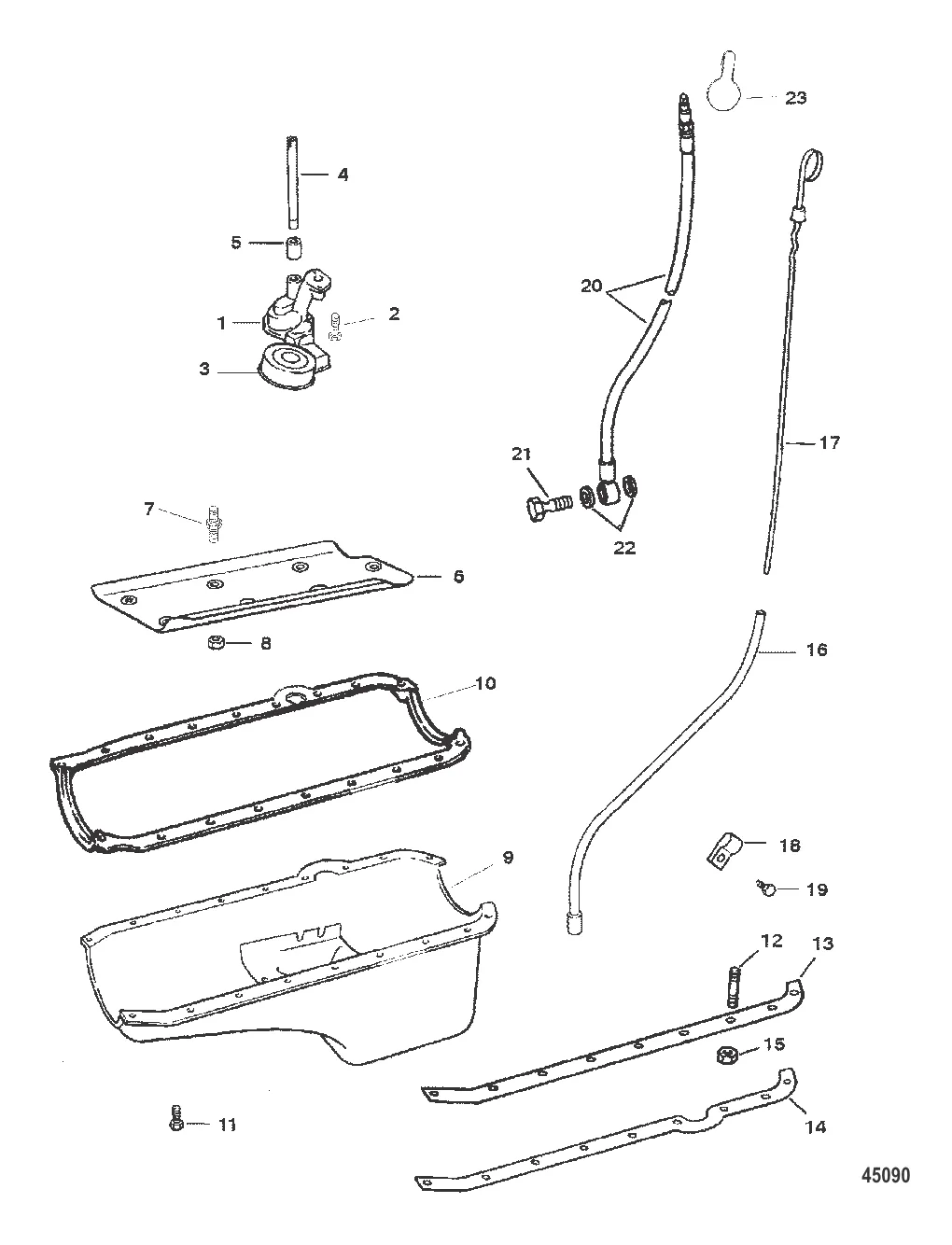 МАСЛОСБОРНИК И МАСЛЯНЫЙ НАСОС
