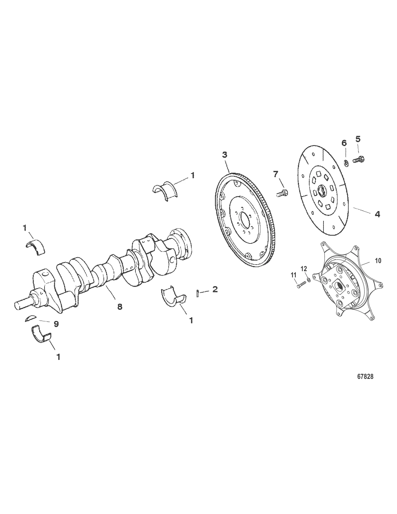 Crankshaft and Flywheel