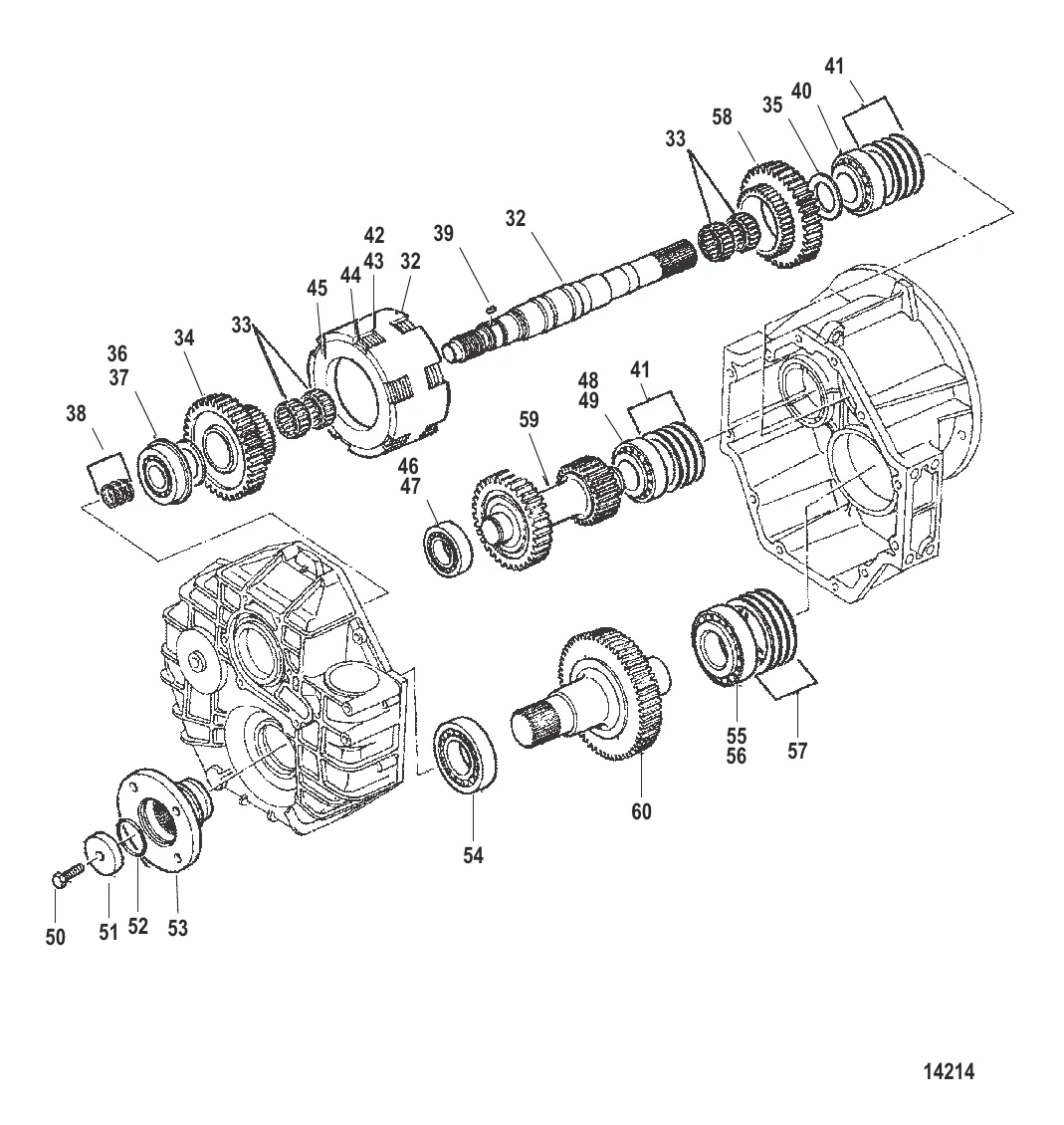 Трансмиссия (С наклоном вниз) (Hurth 630)