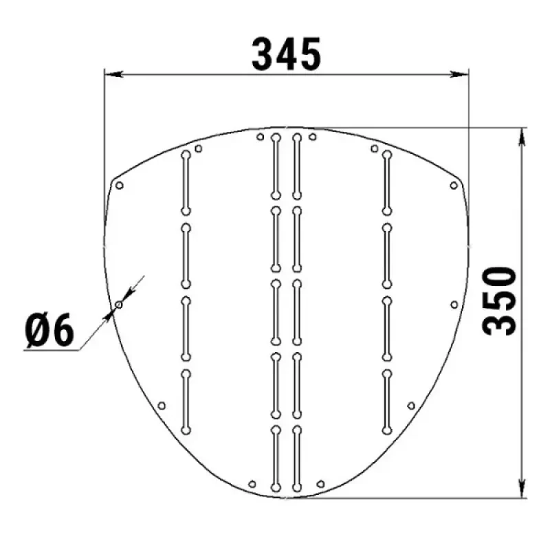 Техномарин Накладка форштевня 345х350