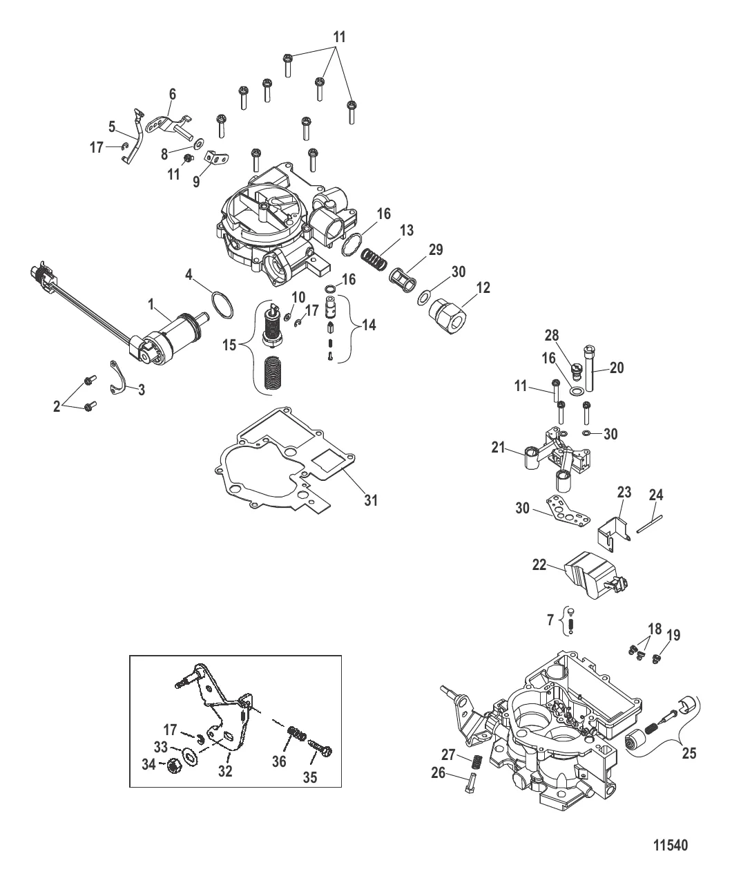 Карбюратор 2-диффузорный