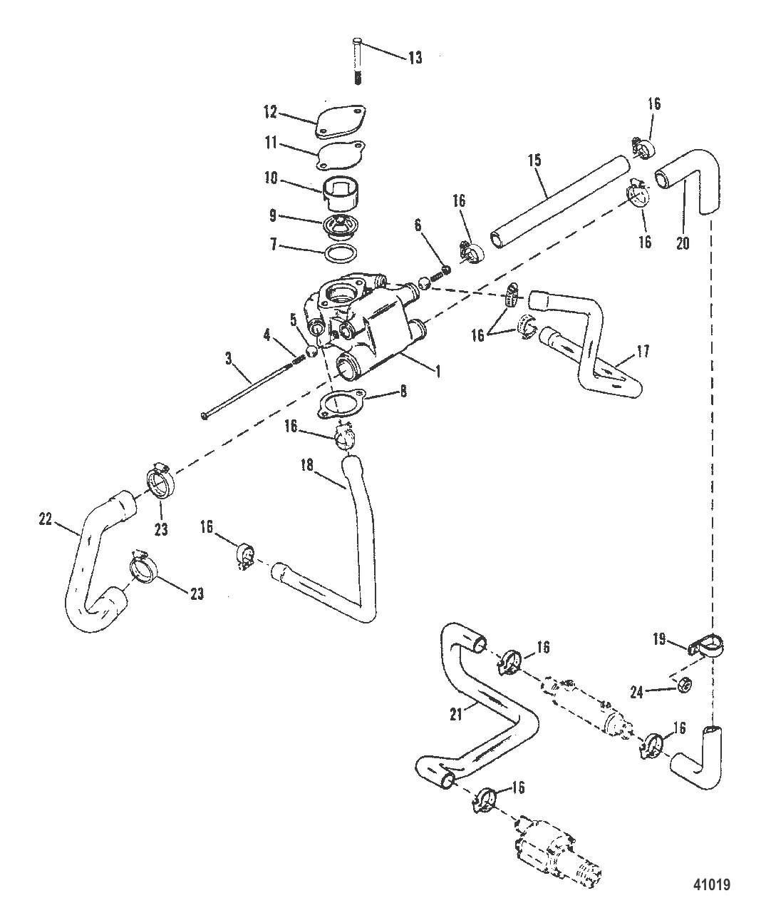 Thermostat Housing (Standard Cooling) Design II