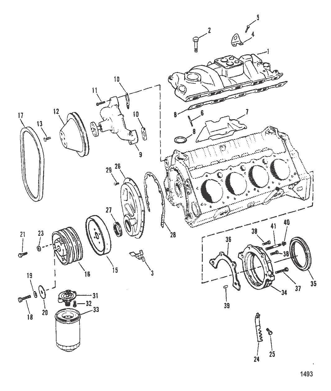 Intake Manifold & Front Cover (Design II) Cast