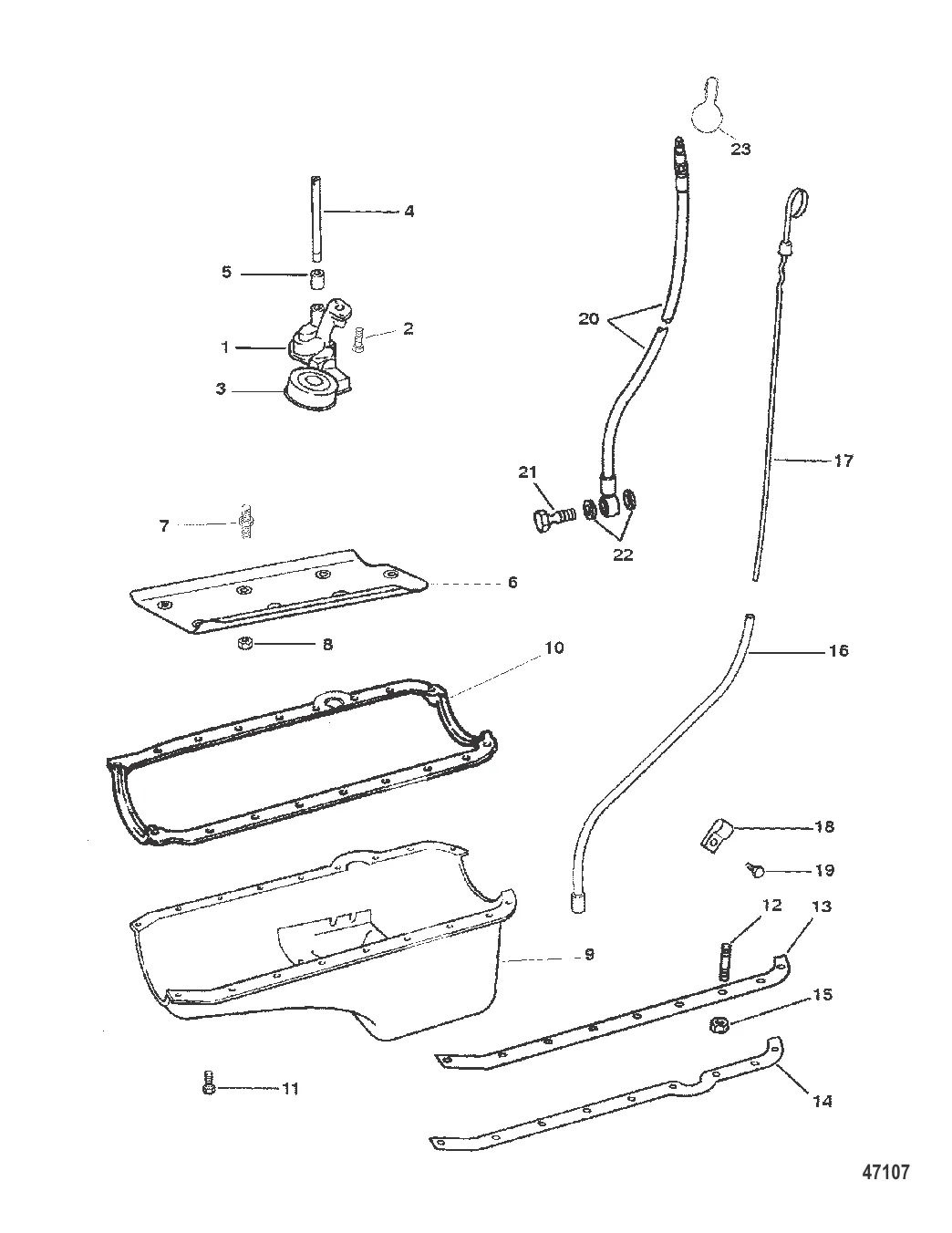 МАСЛОСБОРНИК И МАСЛЯНЫЙ НАСОС
