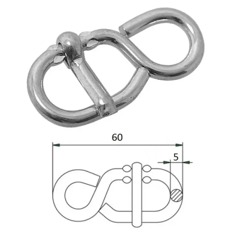 CIM Связка троса 5х60 мм