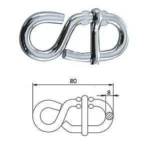 Связка троса 8х80 мм 1716-0609