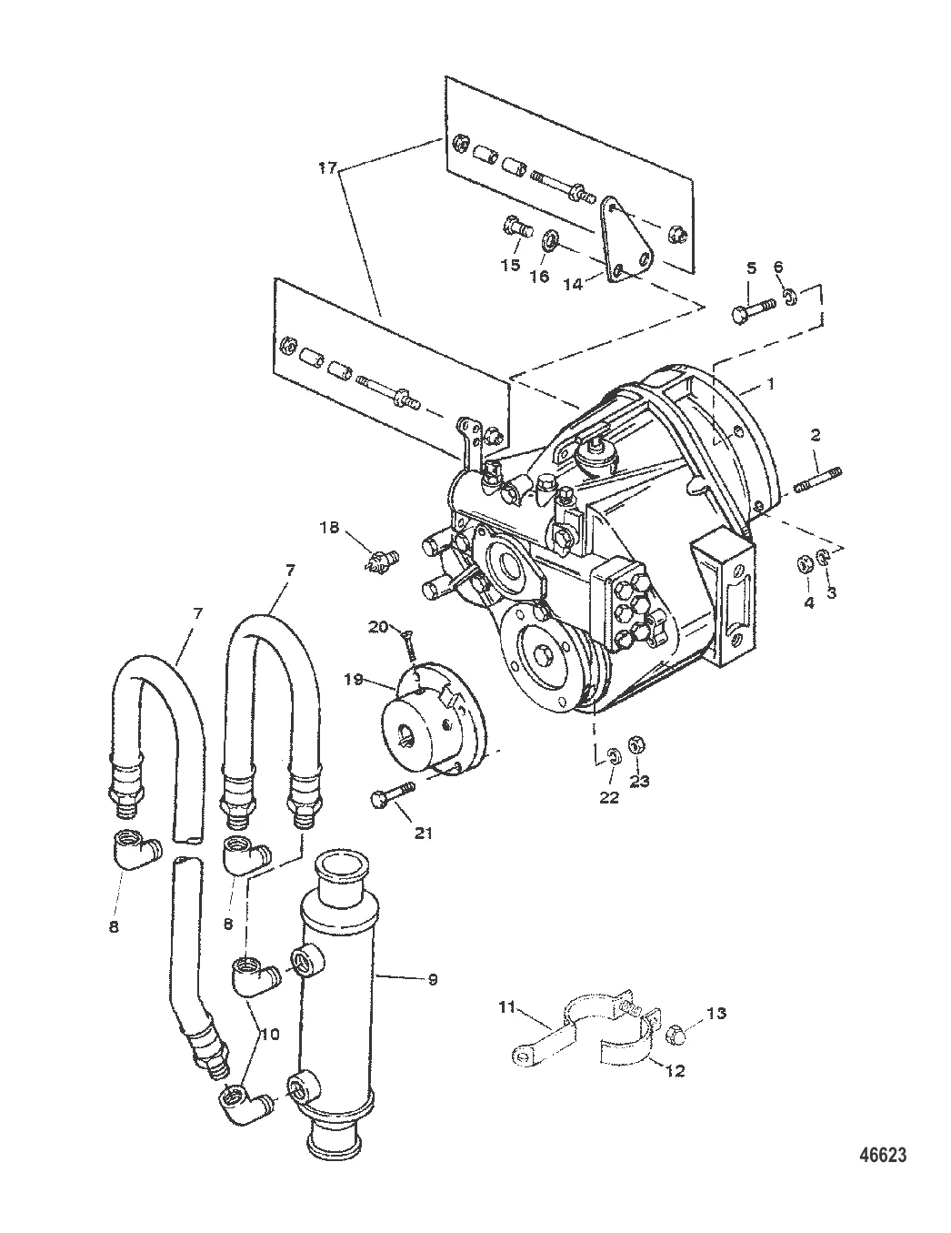ТРАНСМИССИЯ И СВЯЗАННЫЕ ДЕТАЛИ (B/W 5000)
