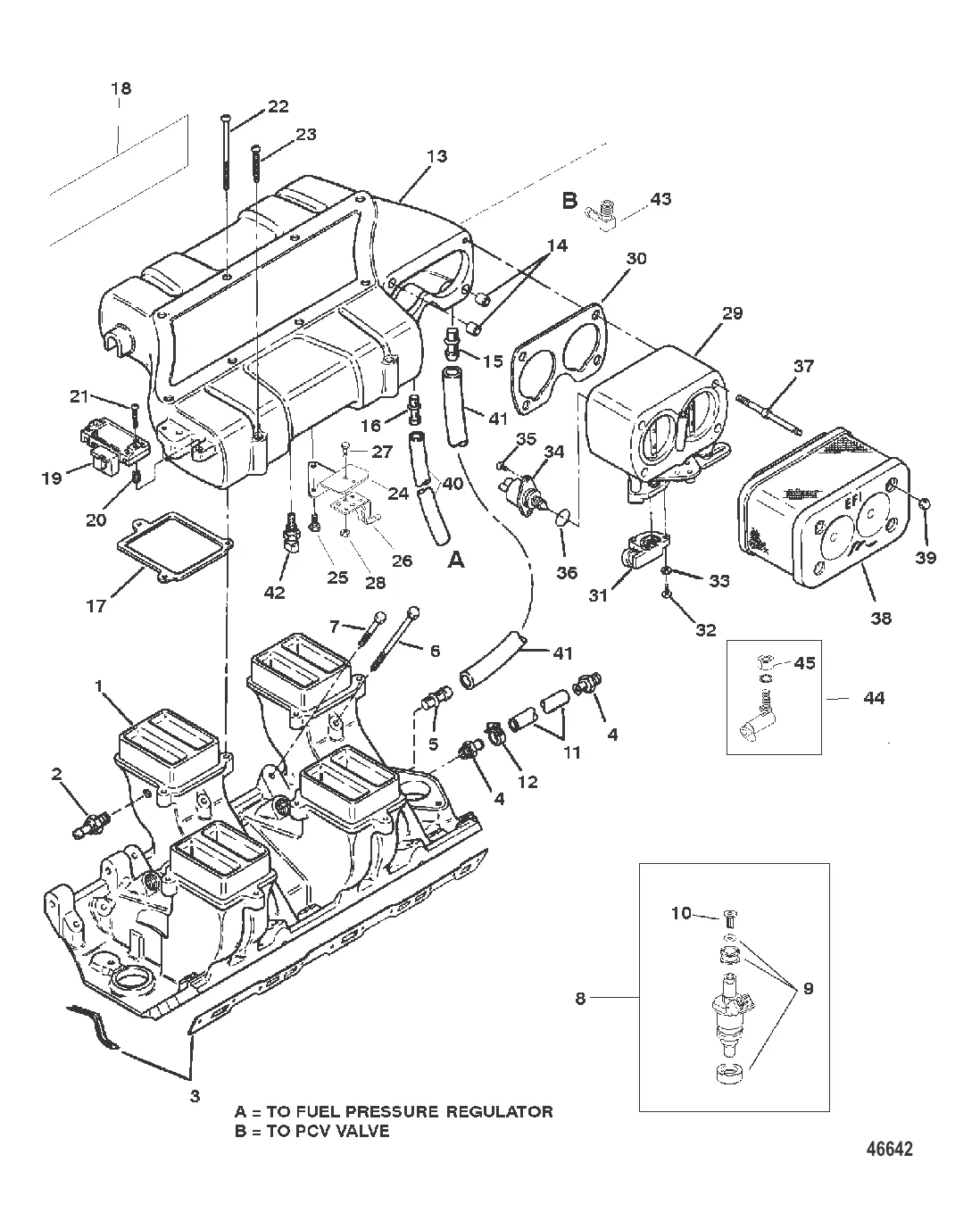 ВПУСКНОЙ КОЛЛЕКТОР И ВОЗДУХОЗАБОРНАЯ КАМЕРА