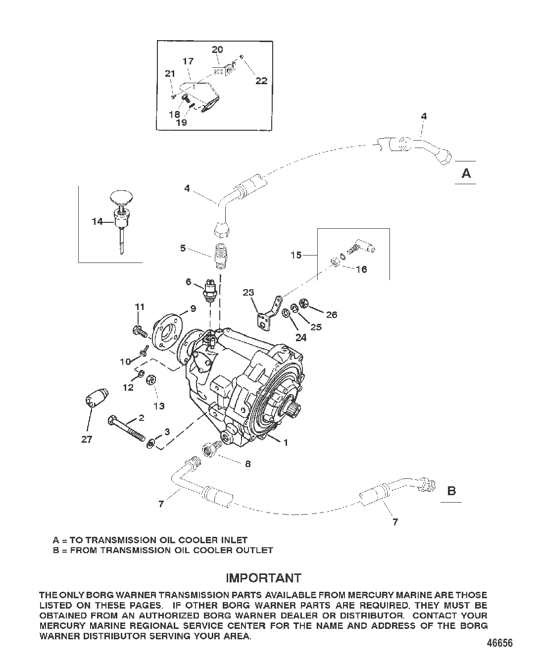 ТРАНСМИССИЯ И СВЯЗАННЫЕ ДЕТАЛИ (BORG WARNER 72)