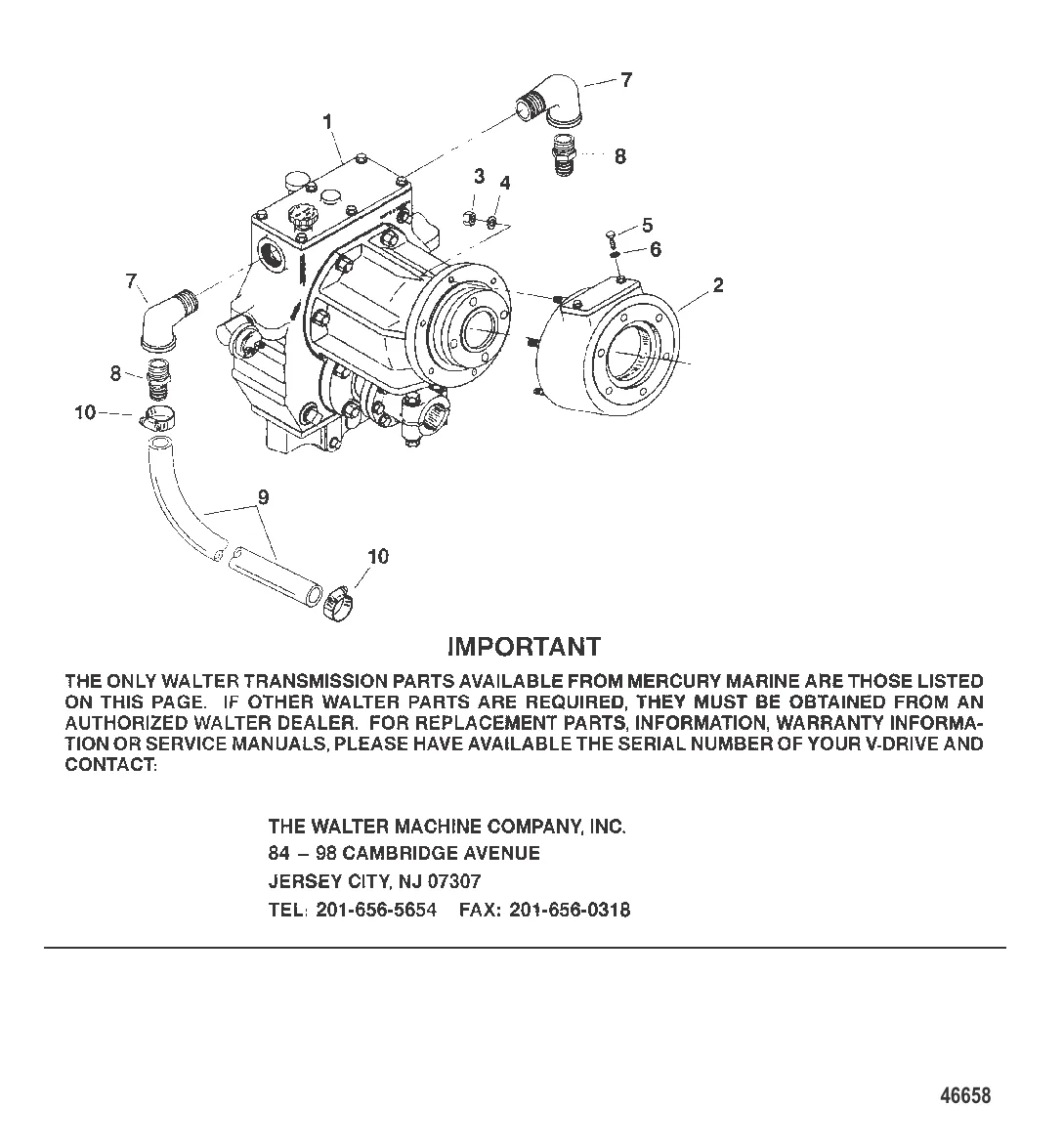 ТРАНСМИССИЯ (V-ПРИВОД) (WALTER)