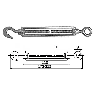 Талреп гак-рым М 6 3101-0106