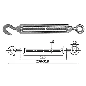 Талреп гак-рым М12 3101-0112