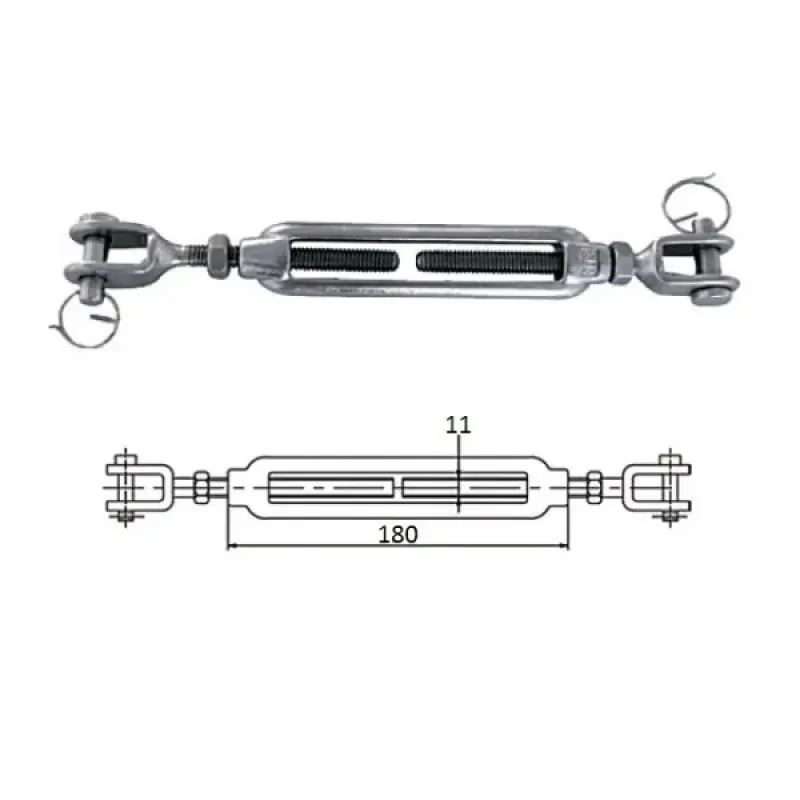 CIM Талреп со стопорным болтом М 8