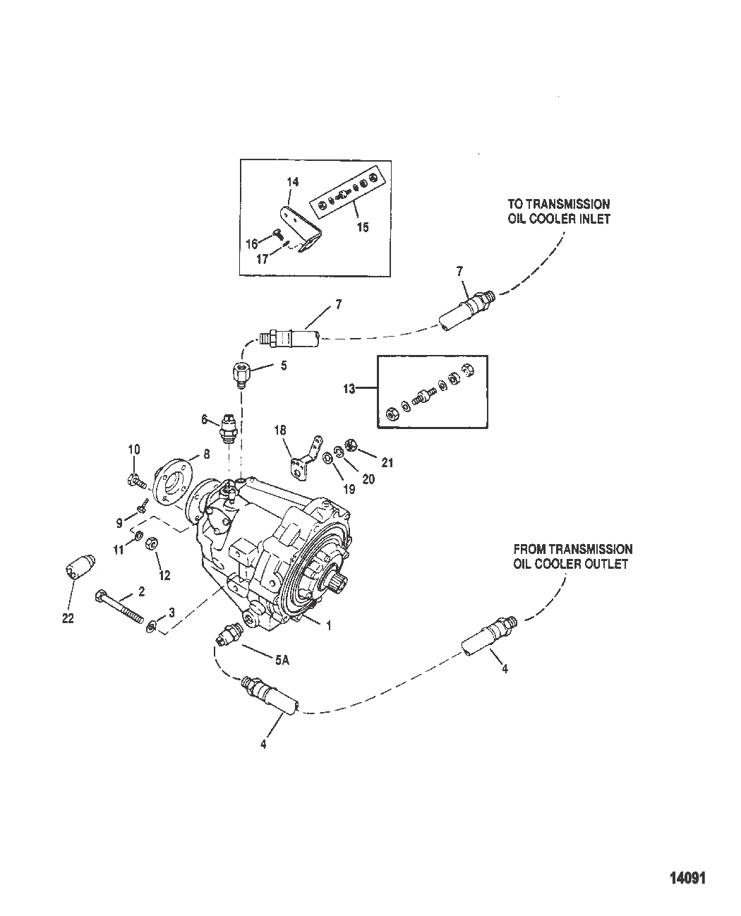 Трансмиссия и связанные детали (Borg Warner 72)