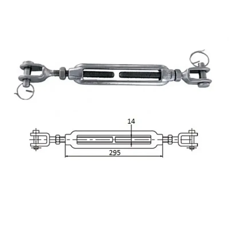 CIM Талреп со стопорным болтом М12