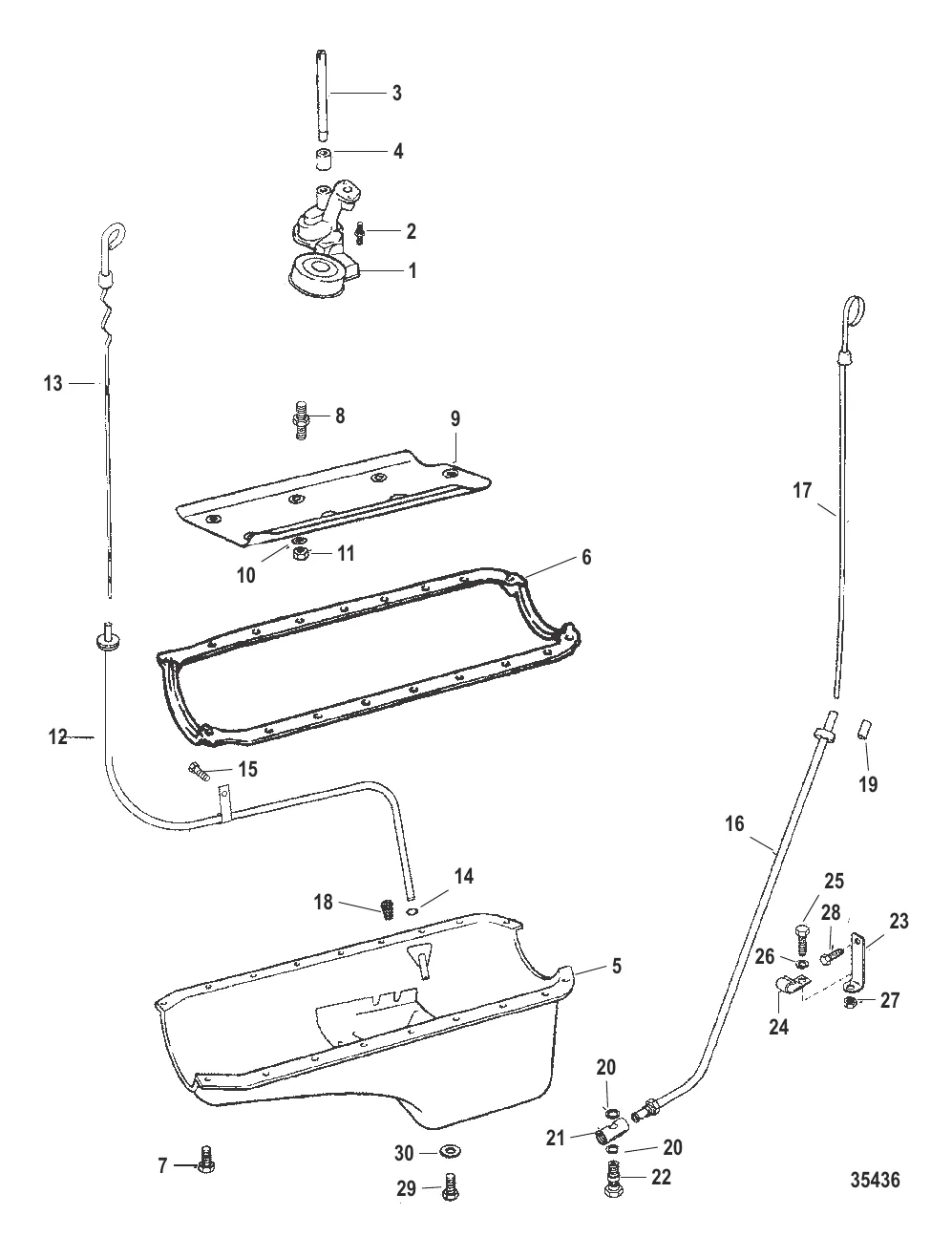 МАСЛОСБОРНИК И МАСЛЯНЫЙ НАСОС