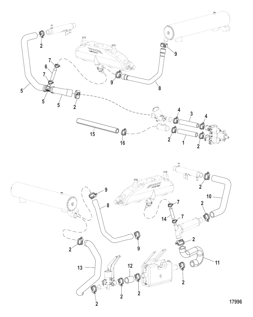 Система охлаждения неочищенной водой