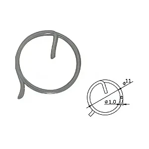 Кольцо стопорное 1.0мм 3117-0001