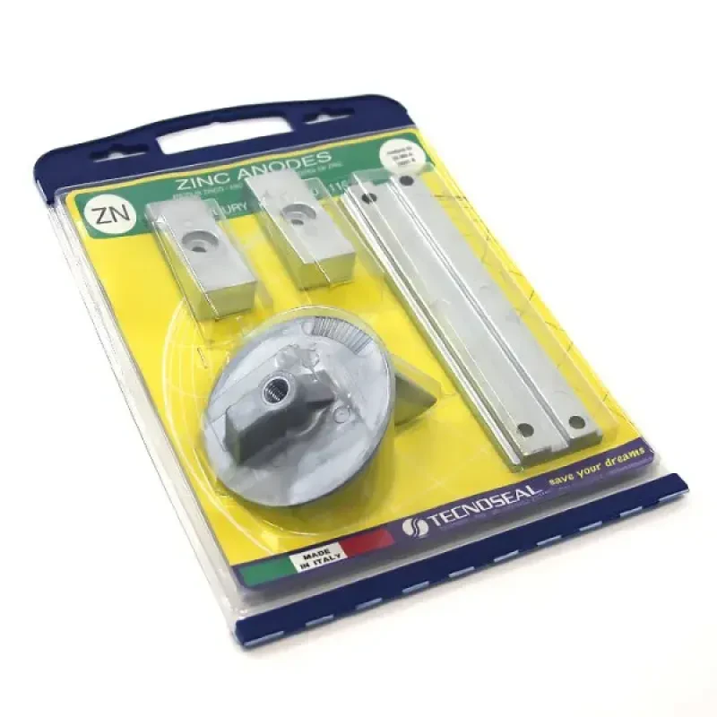 TECNOSEAL Комплект цинковых анодов Mercury EFI 75-115 л.с.