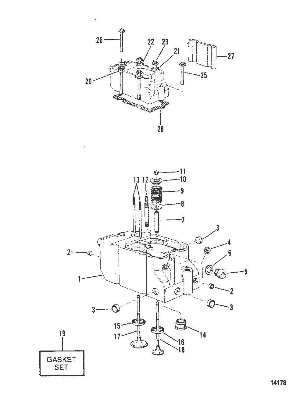 Головка цилиндра (3.6L)