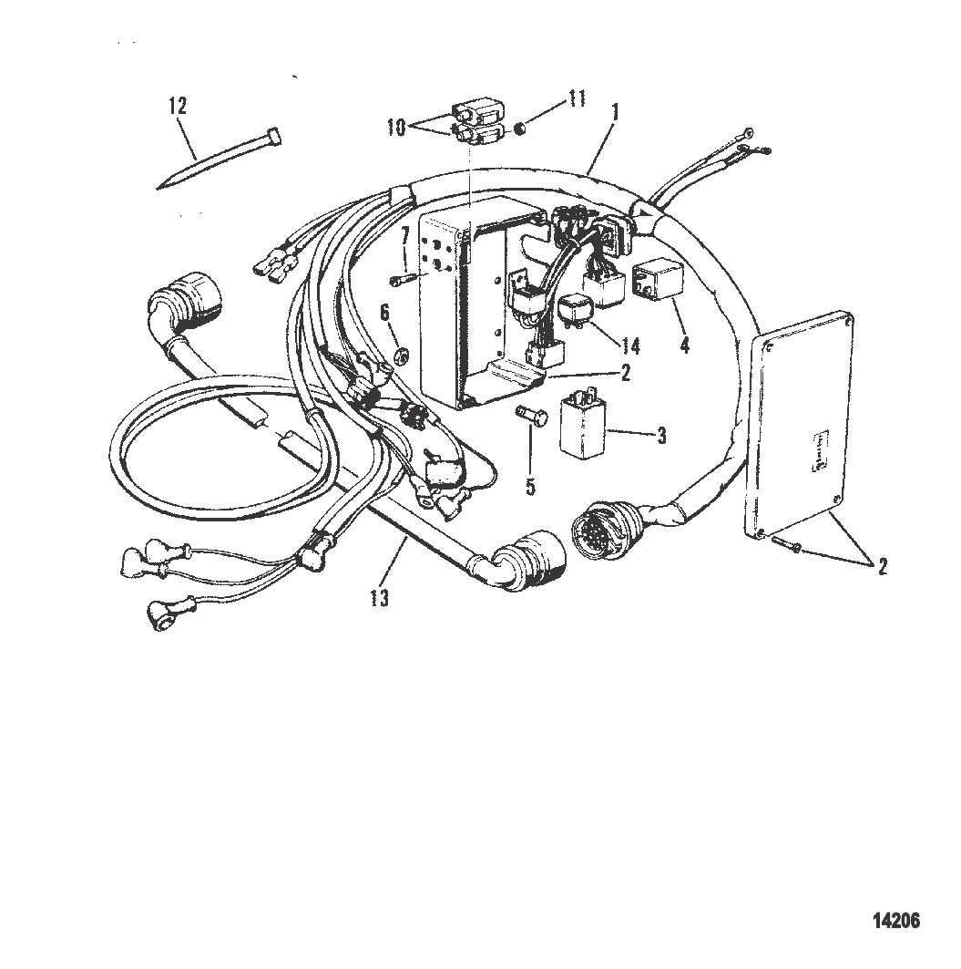 Электропроводка двигателя