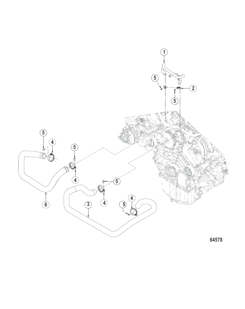 Система охлаждения Шланги, циркуляционный насос