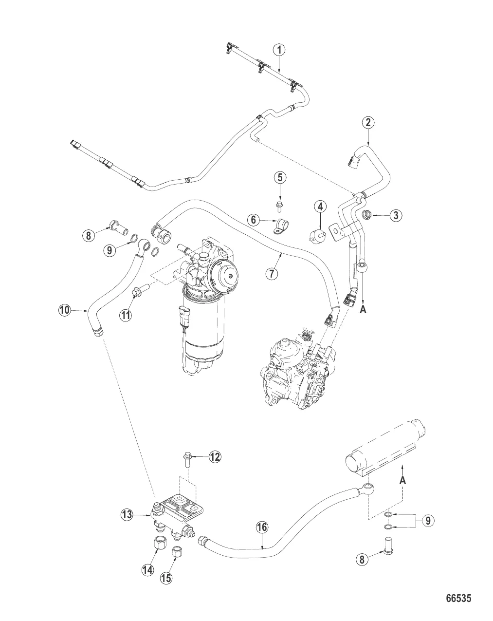 Топливная система Шланги