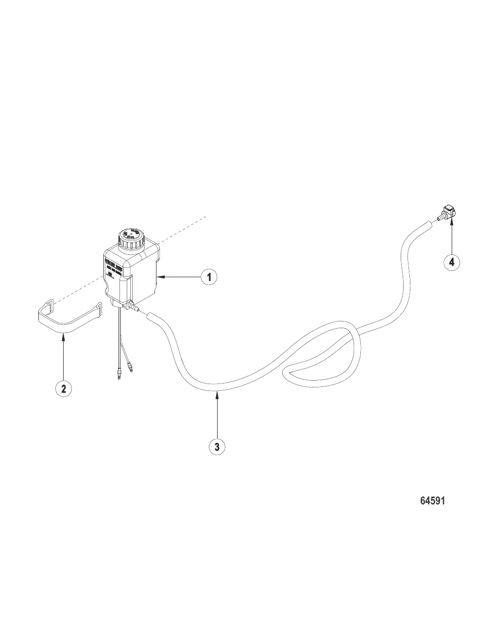 Бачок со смазкой Поворотно-откидная колонка