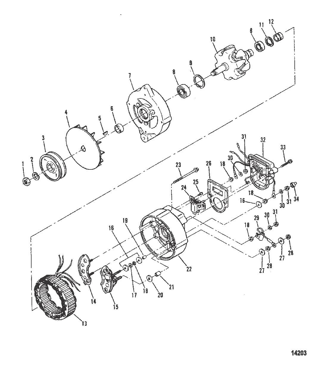 Генератор (Prestolite)