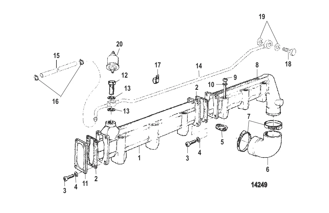 Накладка коллектора