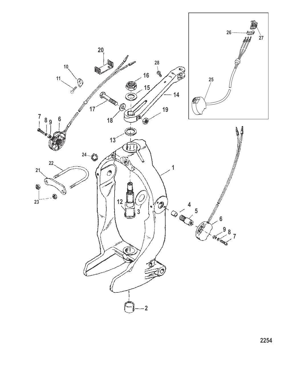 Кольцо кардана и рычаг рулевого механизма