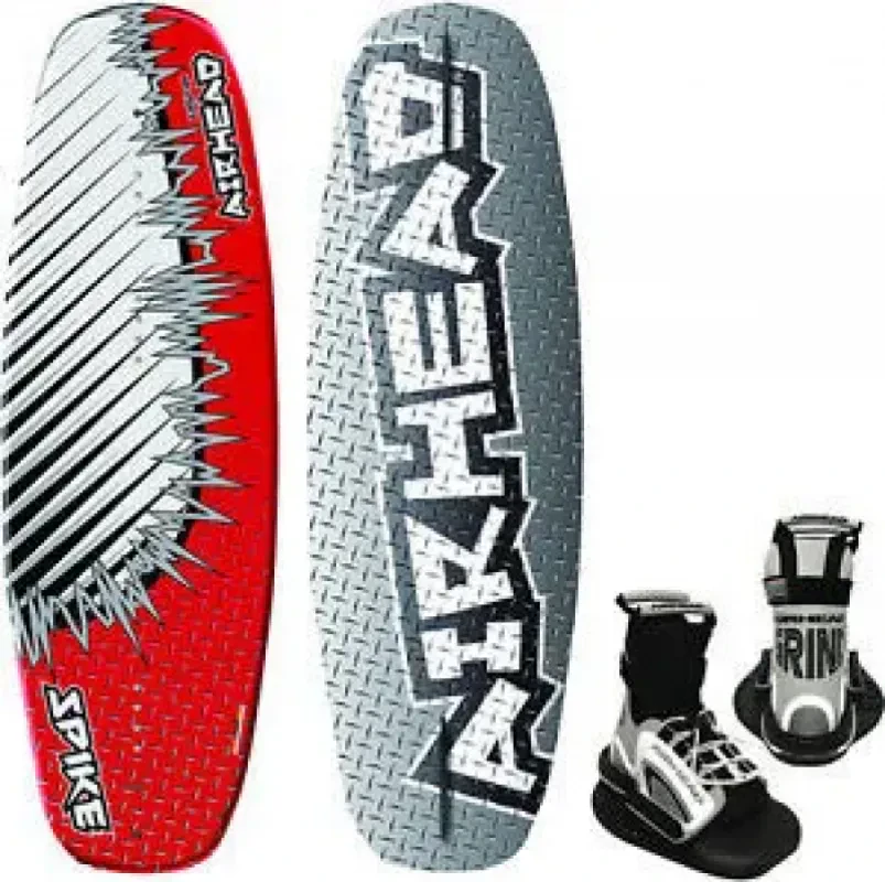 Kwik Tek Вейкборд с креплениями AirHead SPIKE W GRID