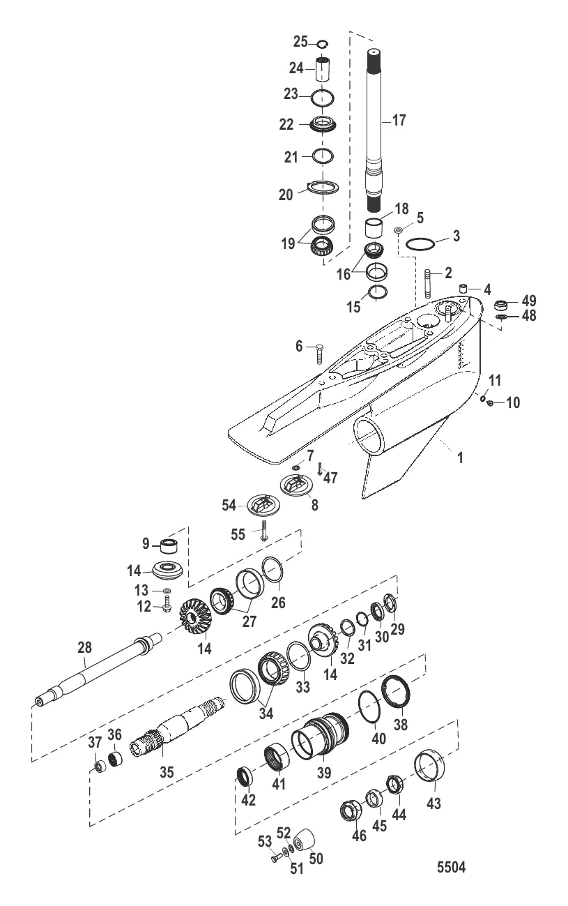 Картер редуктора (Bravo III)