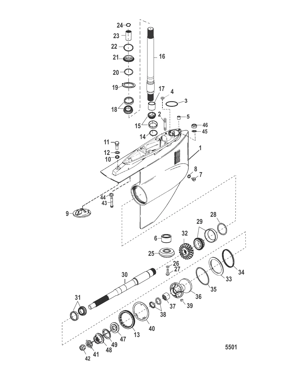 Картер редуктора (Bravo Two)