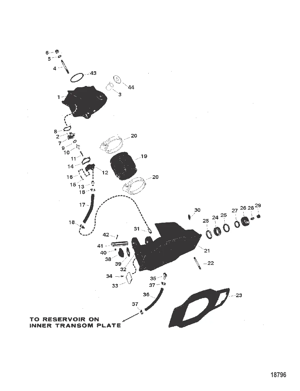 GIMBAL HOUSING AND BELL HOUSING (IIIA-V) (2ND DESIGN)
