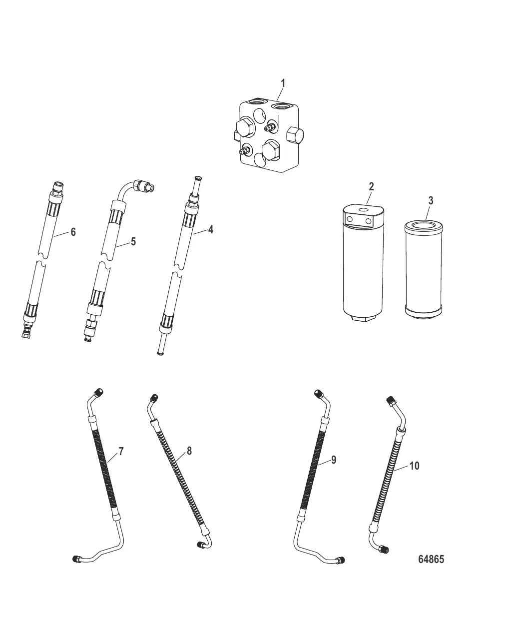 Блоки соединителя и гидравлические шланги