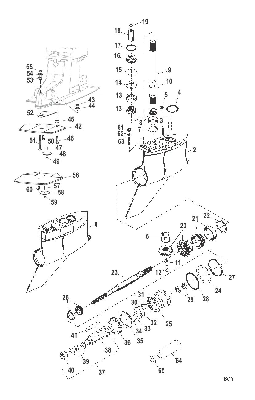 Картер редуктора (Bravo One XR Sportmaster)