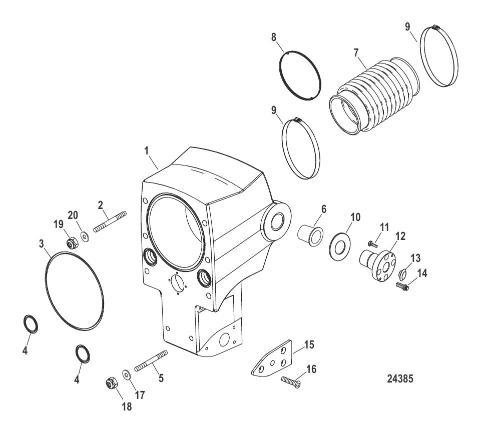 Блок колоколообразного кожуха