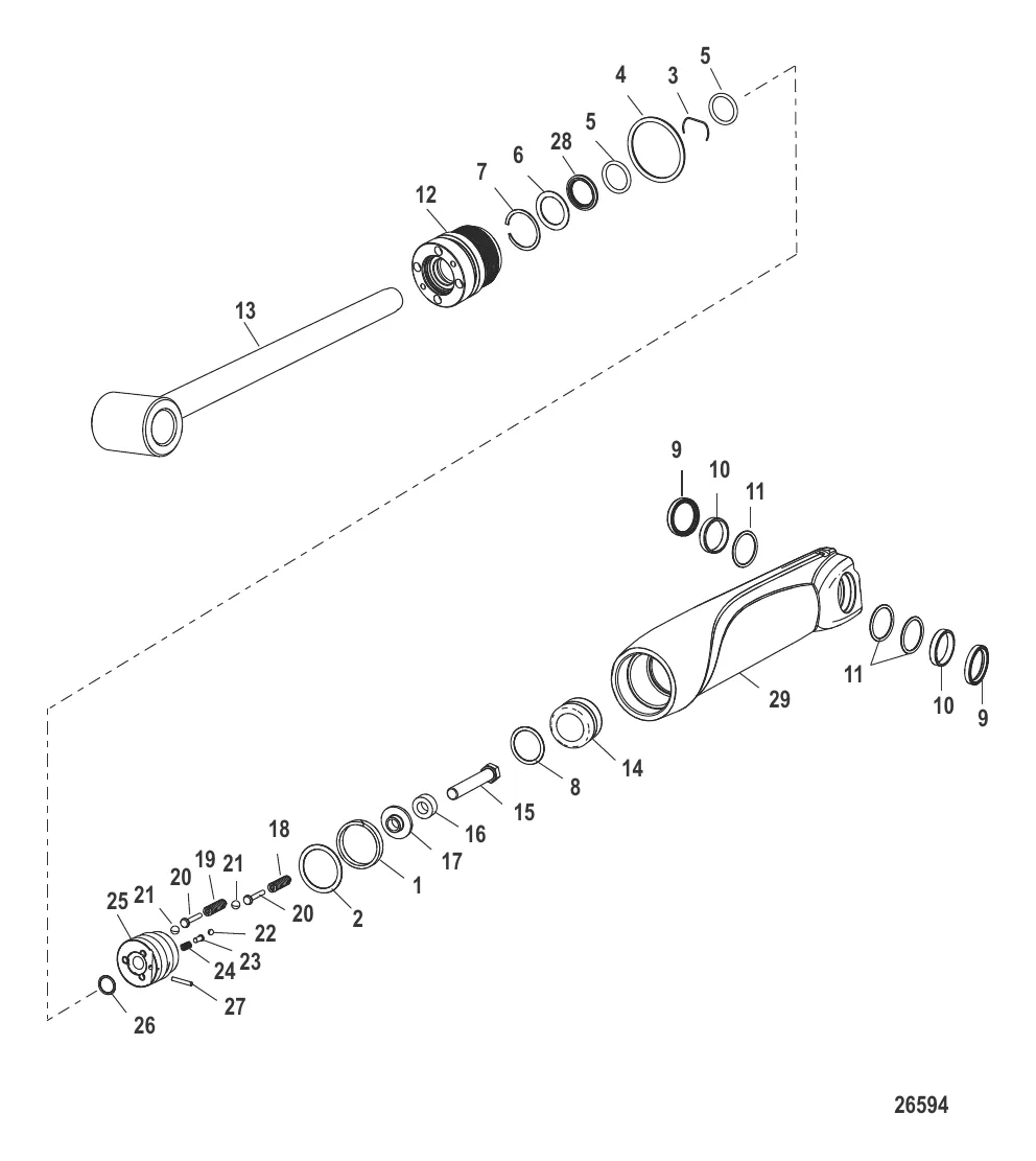 РЕМОНТНЫЕ КОМПЛЕКТЫ ЦИЛИНДРА УСИЛИТЕЛЯ ДИФФЕРЕНТА
