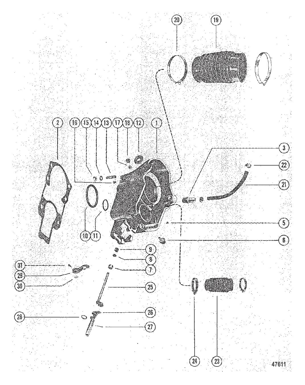 БЛОК КОЛОКОЛООБРАЗНОГО КОЖУХА